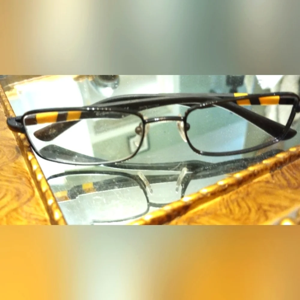 Ray Ban Kids unisex Frames black/ yellow
